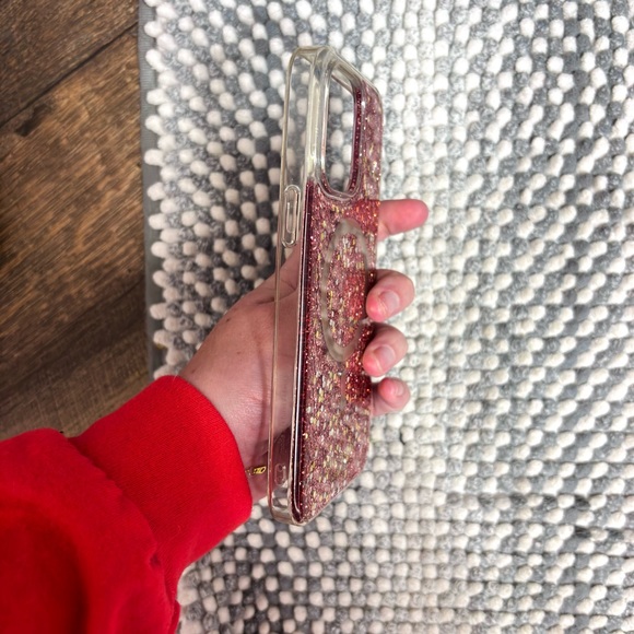 Pink sparkle Kate spade iPhone 14 Pro Max case - Picture 5 of 5
